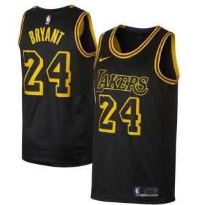 Kobe Bryant #24 Los Angeles Lakers Black City Edition Jersey