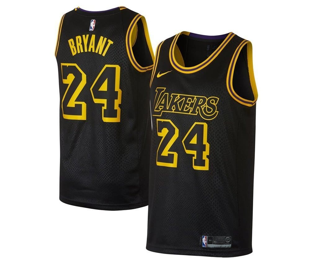 Kobe Bryant #24 Los Angeles Lakers Black City Edition Jersey