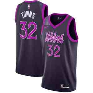 Karl Anthony Towns Minnesota Timberwolves City Edition Jersey