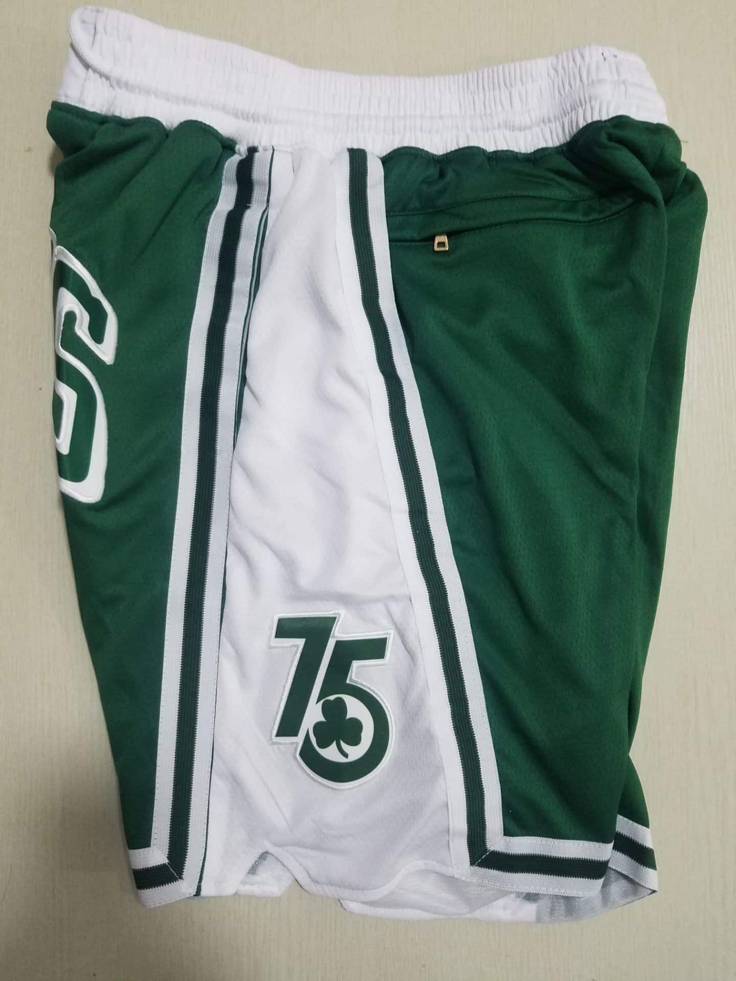 Boston Celtics 2021-22 City Edition Shorts - Image 4