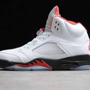 Jordan 5 Retro Fire Red Silver Tongue (2020)
