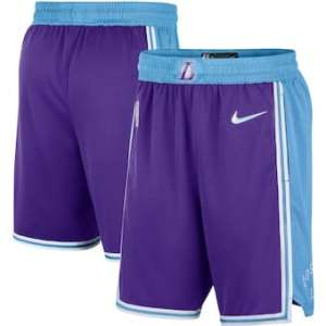 Los Angeles Lakers 2021-22 City Edition Basketball Shorts