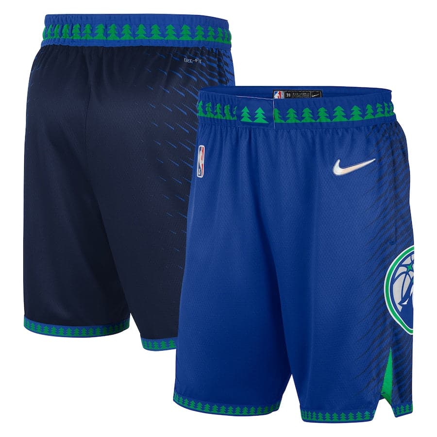 Minnesota Timberwolves 2021-22 City Edition Basketball Shorts