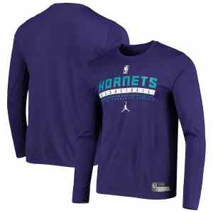 Charlotte Hornets Practice Long Sleeve