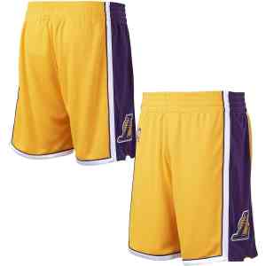 Los Angeles Lakers Basketball Throwback Shorts