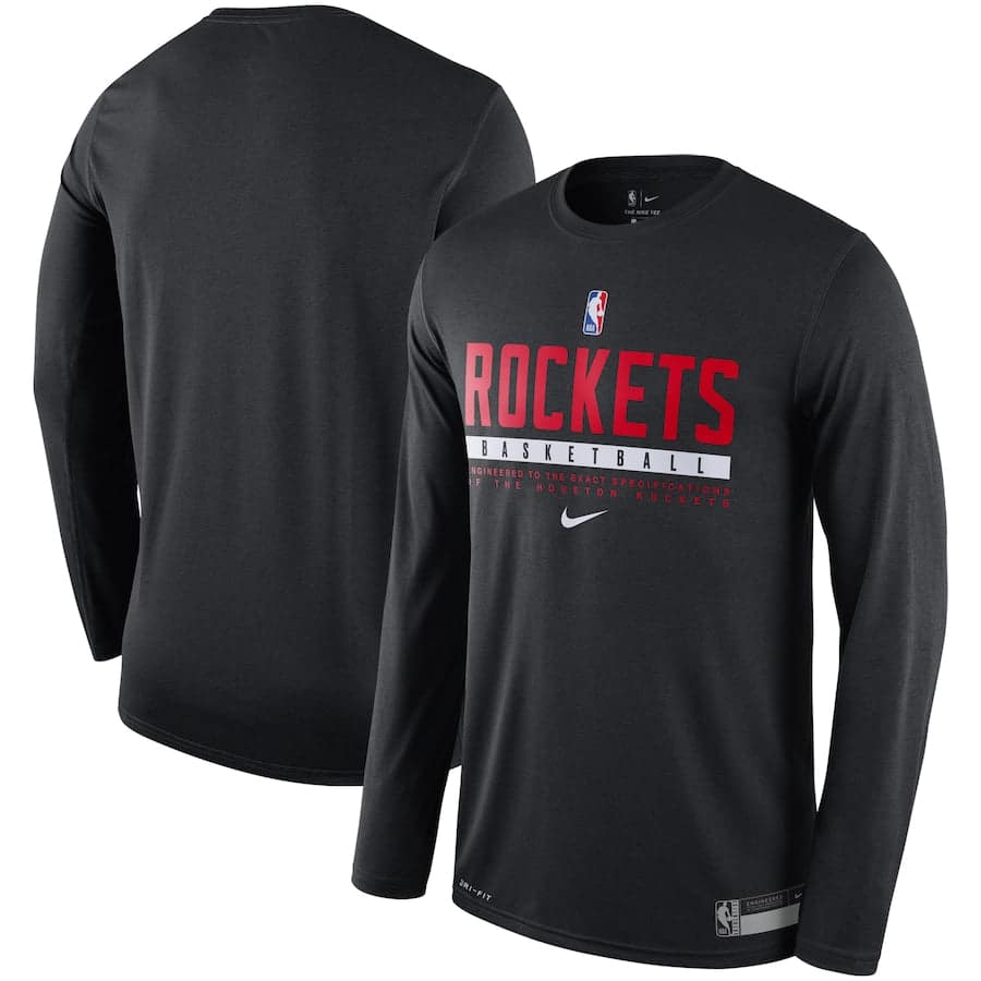 Houston Rockets Practice Long Sleeve