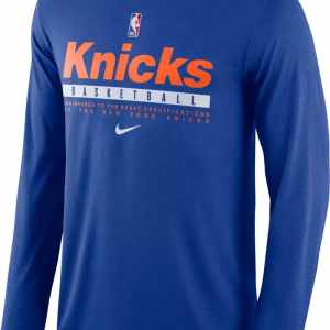 New York Knicks Practice Long Sleeve