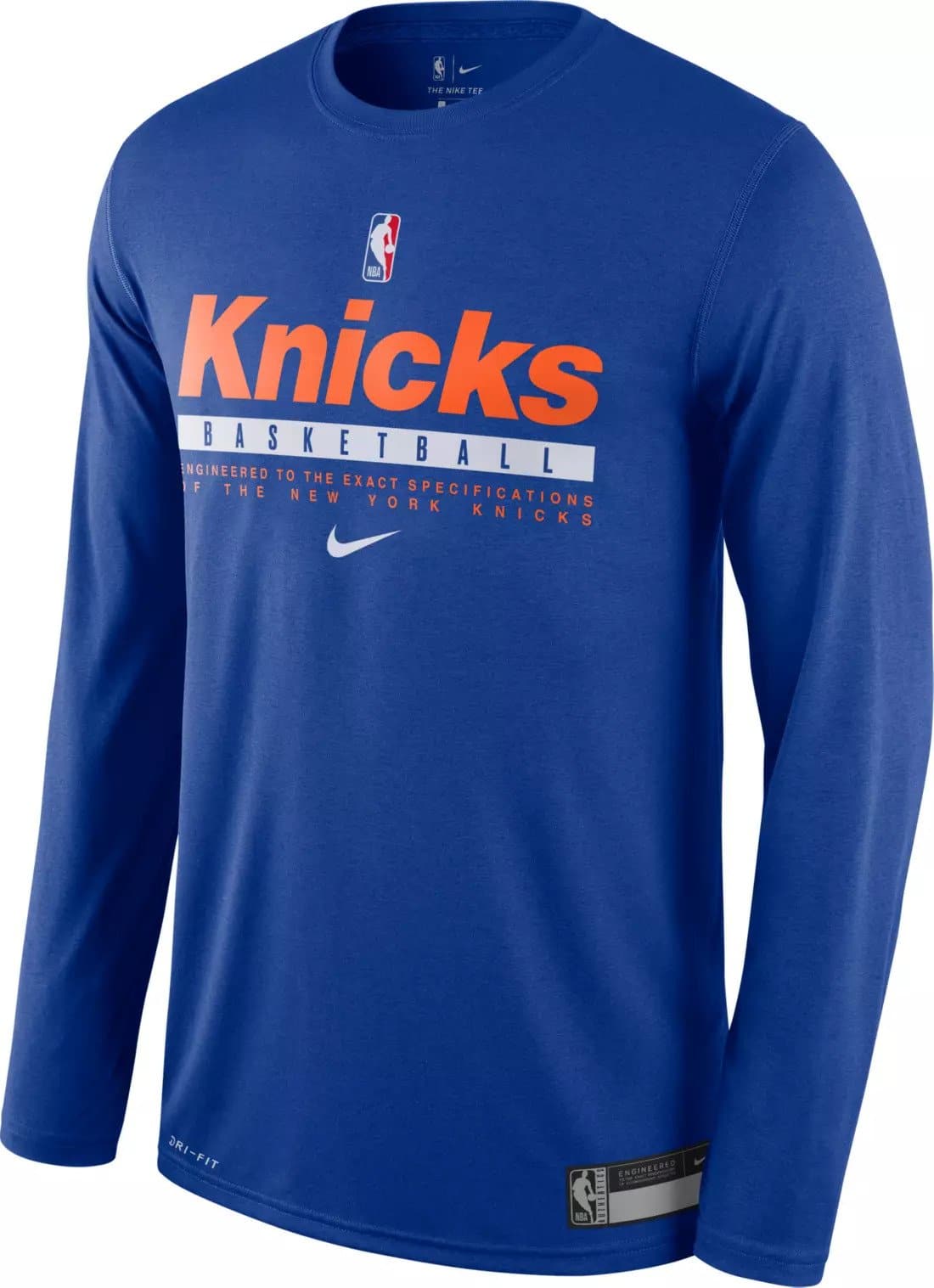 New York Knicks Practice Long Sleeve