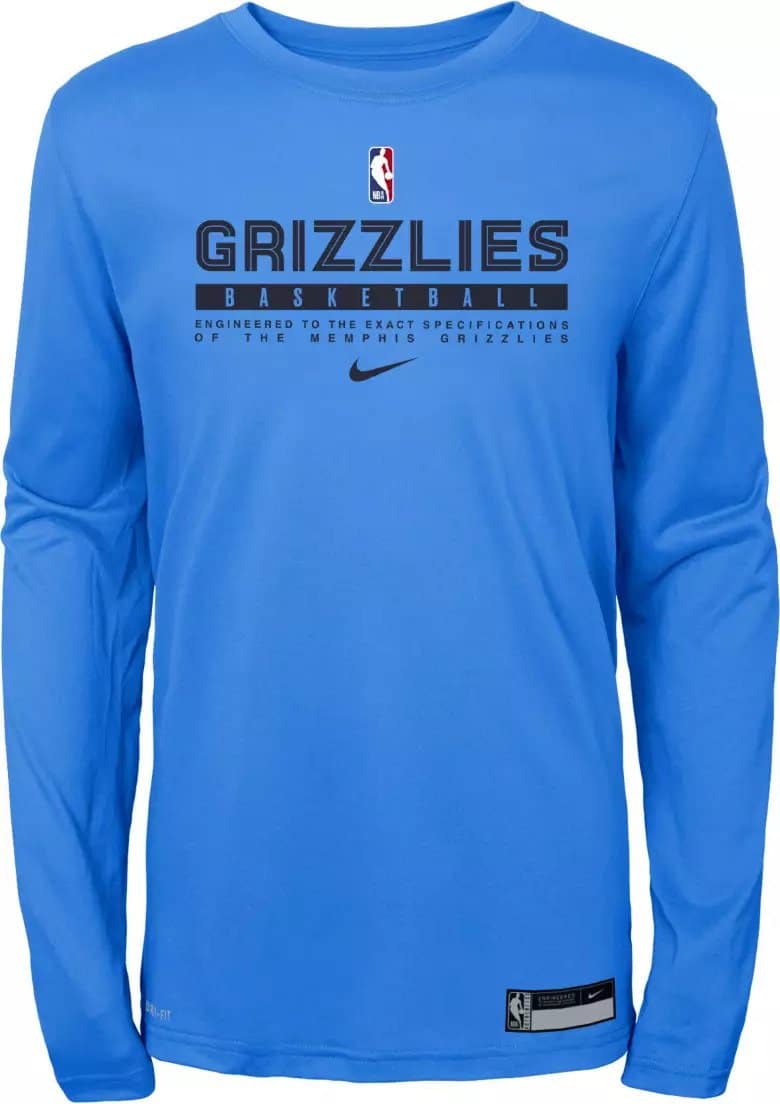 Memphis Grizzlies Practice Long Sleeve