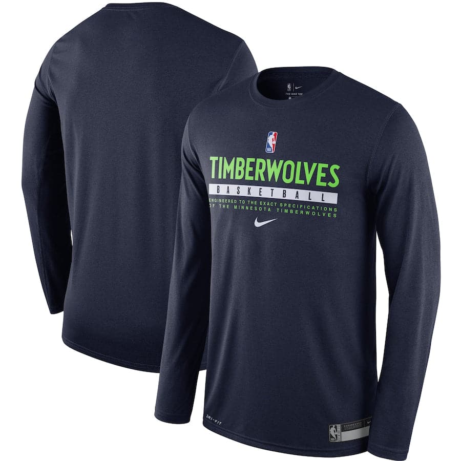 Minnesota Timberwolves Practice Long Sleeve