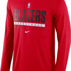 Portland Trailblazers Practice Long Sleeve