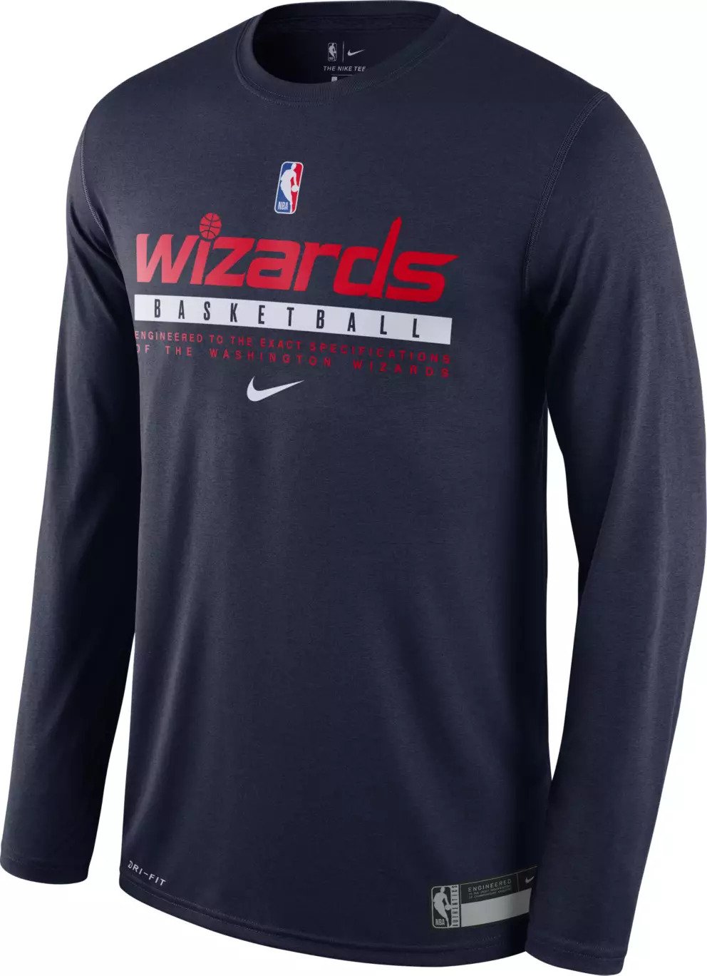 Washington Wizards Practice Long Sleeve