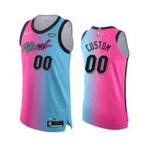 Custom Miami Heat City Edition Authentic Jersey