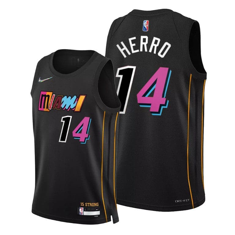 Custom Miami Heat 2021-22 City Edition Jersey - Image 7