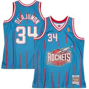 Hakeem Olajuwon Houston Rockets Throwback Jersey