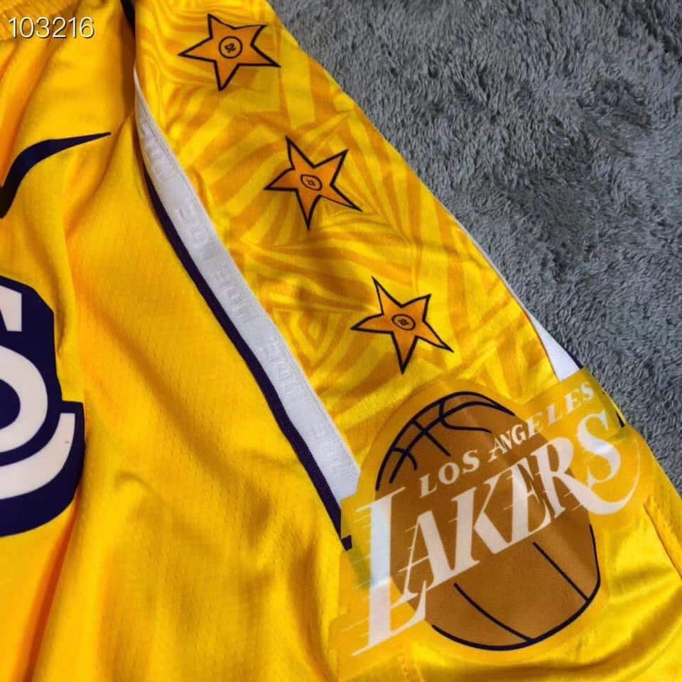 Los Angeles Lakers Basketball Shorts - Image 6