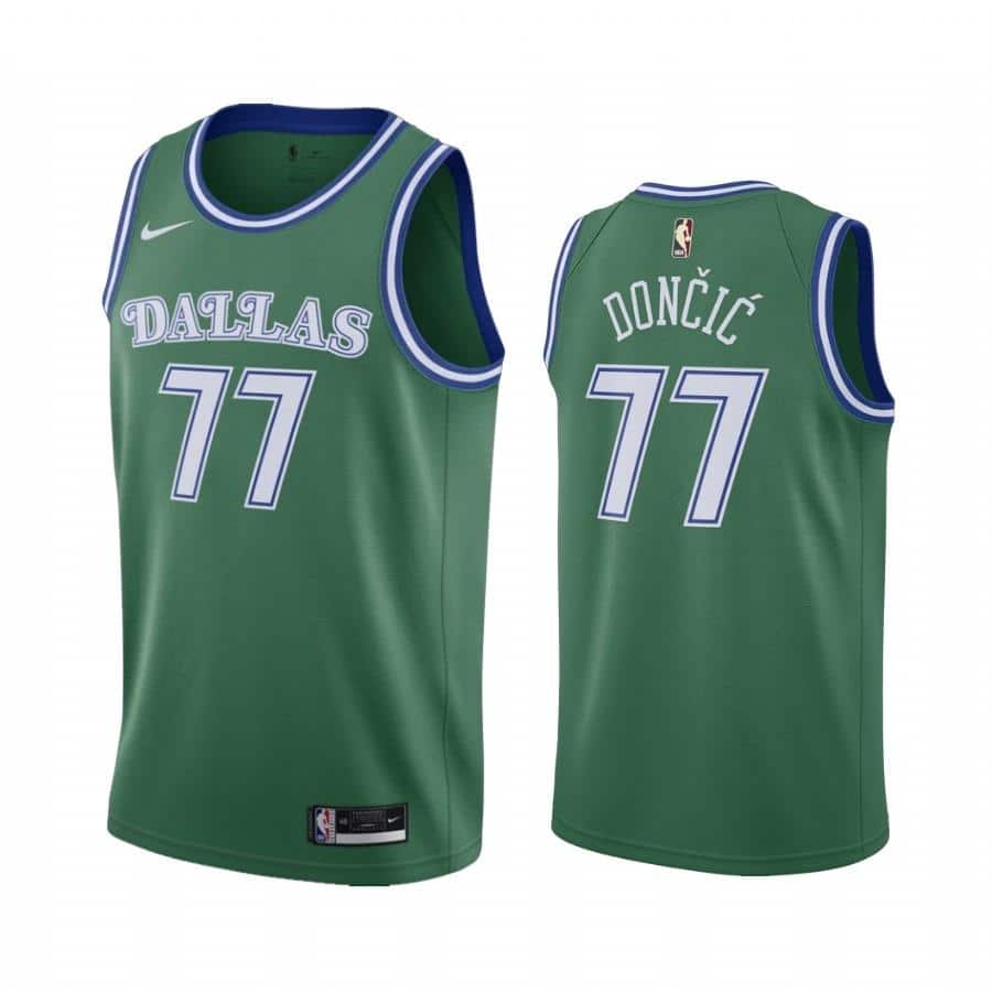 Luka Doncic Dallas Mavericks Throwback Jersey