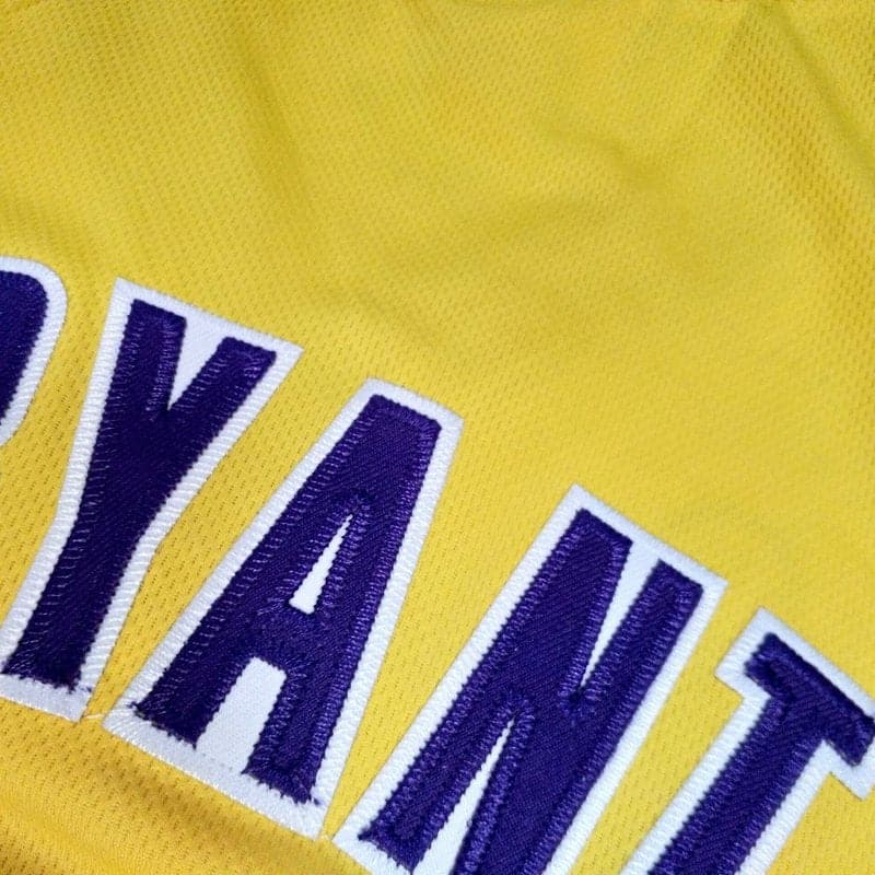 Kobe Bryant Los Angeles Lakers Playoffs Throwback Jersey - Image 5