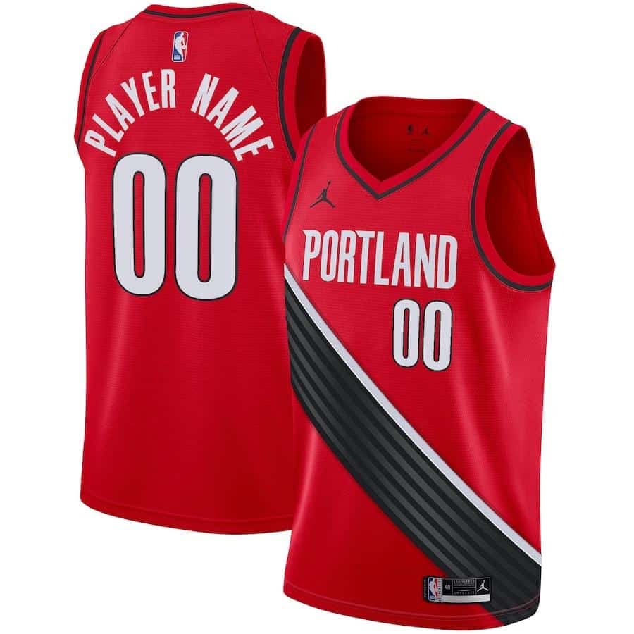 Custom Portland Trailblazers Statement Jersey