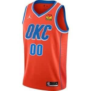 Custom Oklahoma City Thunder Statement Jersey