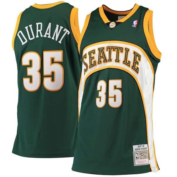 Kevin Durant Seattle Sonics Throwback Jersey