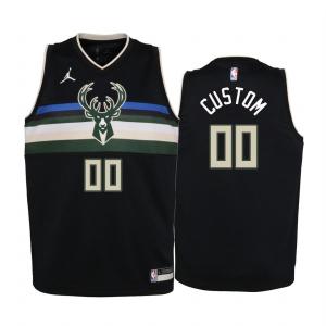 Custom Milwaukee Bucks Statement Jersey