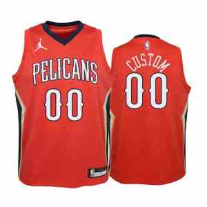 Custom New Orleans Pelicans Statement Jersey