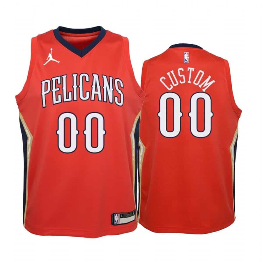 Custom New Orleans Pelicans Statement Jersey