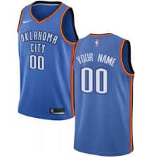 Custom Oklahoma City Thunder AUTHENTIC Jersey