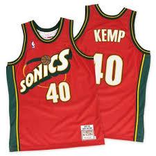 Shawn Kemp Seattle Sonics Throwback Jersey
