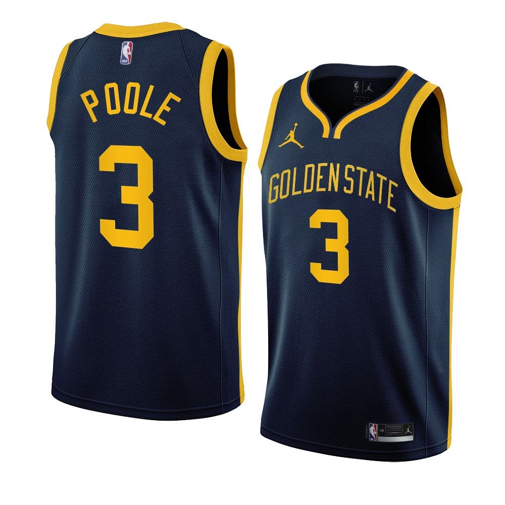 Jordan Poole Golden State Warriors 2022-23 Statement Jersey