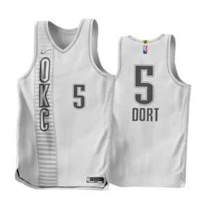 Luguentz Dortz Oklahoma City Thunder 2021-22 City Edition Jersey