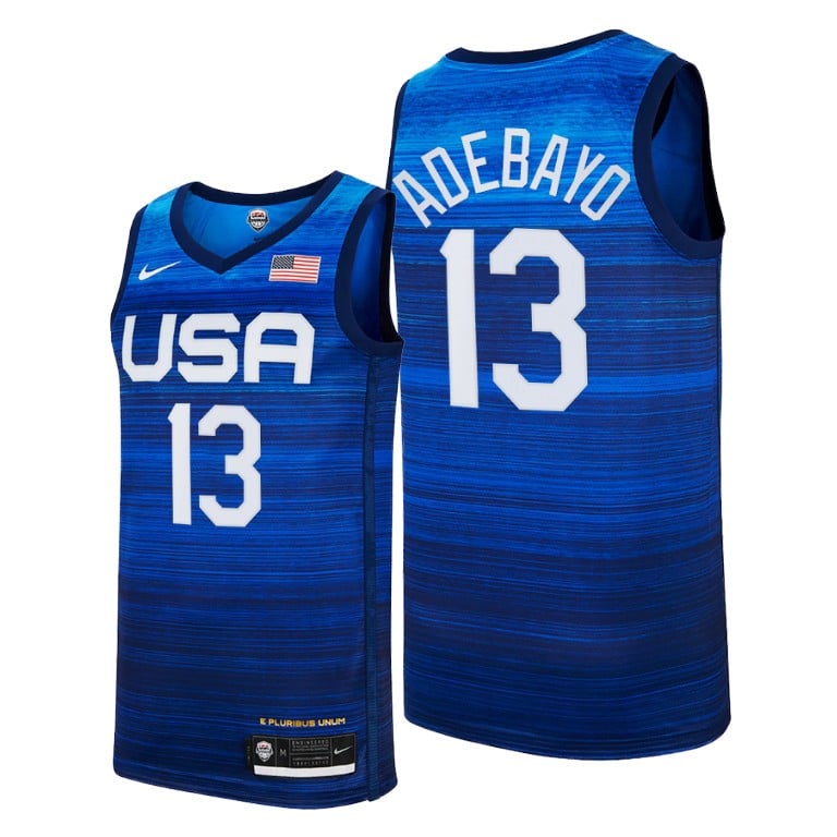 Bam Adebayo 2021 Team USA Tokyo Olympics Jersey