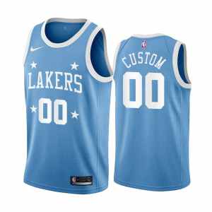 Custom Los Angeles Lakers Throwback Jersey