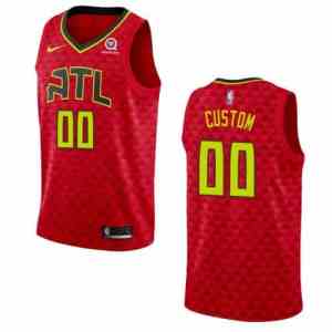 Custom Atlanta Hawks Authentic Jersey