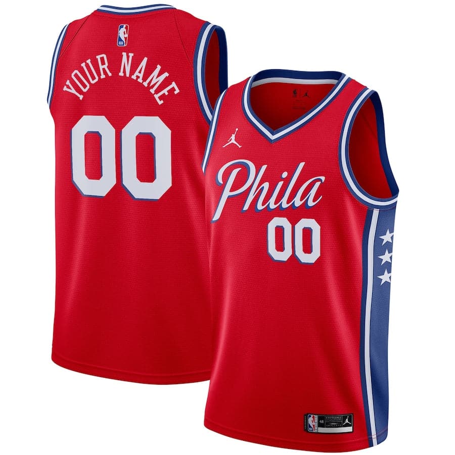 Custom Philledphia 76ers Authentic Jersey