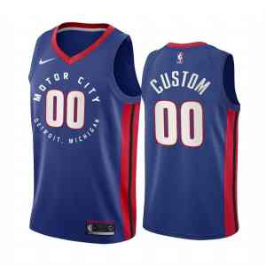 Custom Detroit Pistons City Edition Jersey