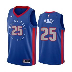 Derrick Rose Detroit Pistons City Edition Jersey