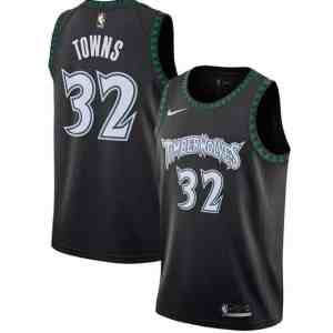 Karl Anthony Towns Minnesota Timberwolves Throwback Jersey