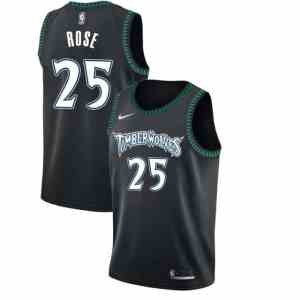 Derrick Rose Minnesota Timberwolves Throwback Jersey
