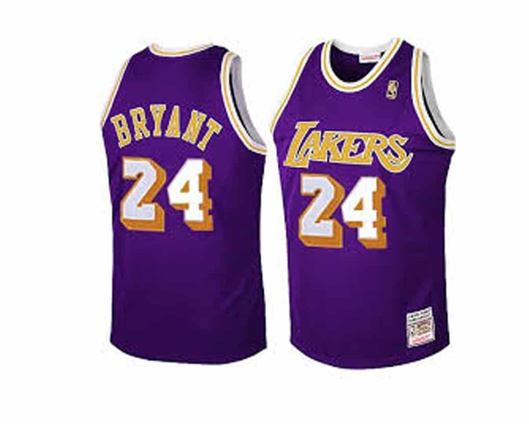 Kobe Bryant #24 Los Angeles Lakers Purple Throwback Jersey