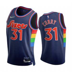Seth Curry Philadelphia 76ers 2021-22 City Edition Jersey
