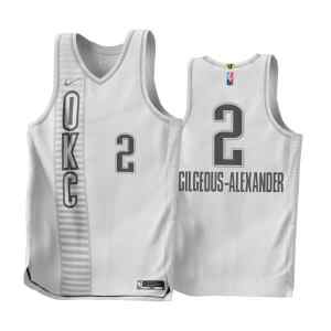 Shai Gilgeous-Alexander Oklahoma City Thunder 2021-22 City Edition Jersey