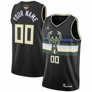 Custom 2021 Finals Milwaukee Bucks Jersey