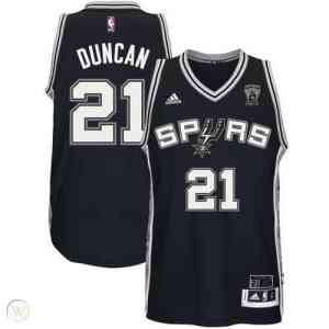 Tim Duncan Commemorative Throwback San Antonio Spurs Jersey