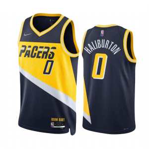 Tyrese Haliburton Indiana Pacers 2021-22 City Edition Jersey