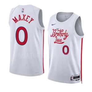 Tyrese Maxey Philadelphia 76ers 2022-23 City Edition Jersey