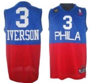Allen Iverson Philadelphia 76ers Throwback Jersey