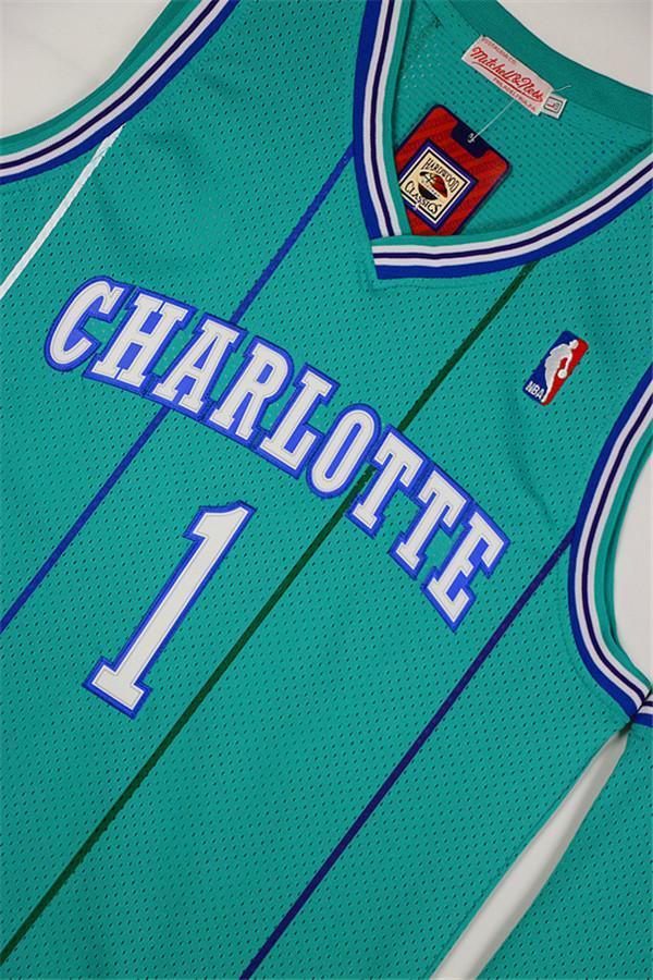 Muggsy Bogues Charlotte Hornets Throwback Jersey - Image 3