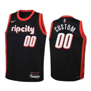 Custom Portland Trailblazers 2021-22 City Edition Authentic Jersey